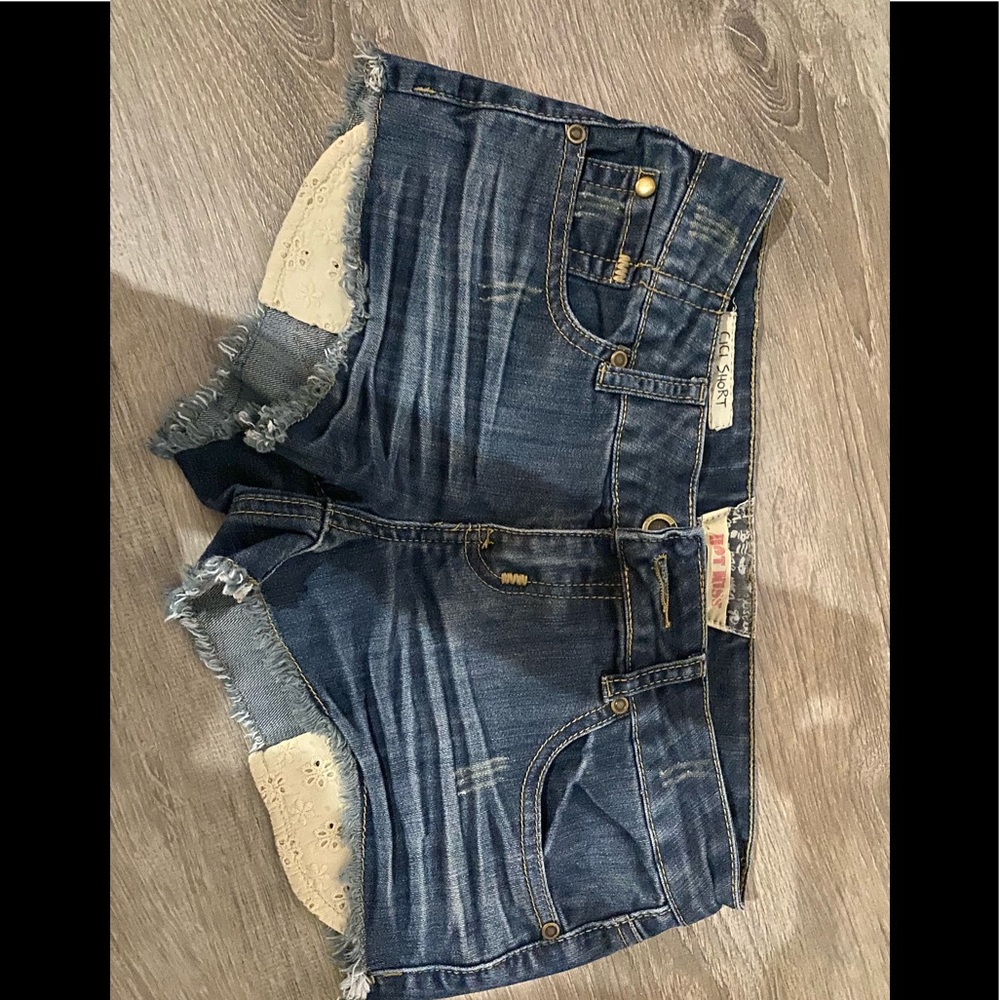 Denim shorts size 3